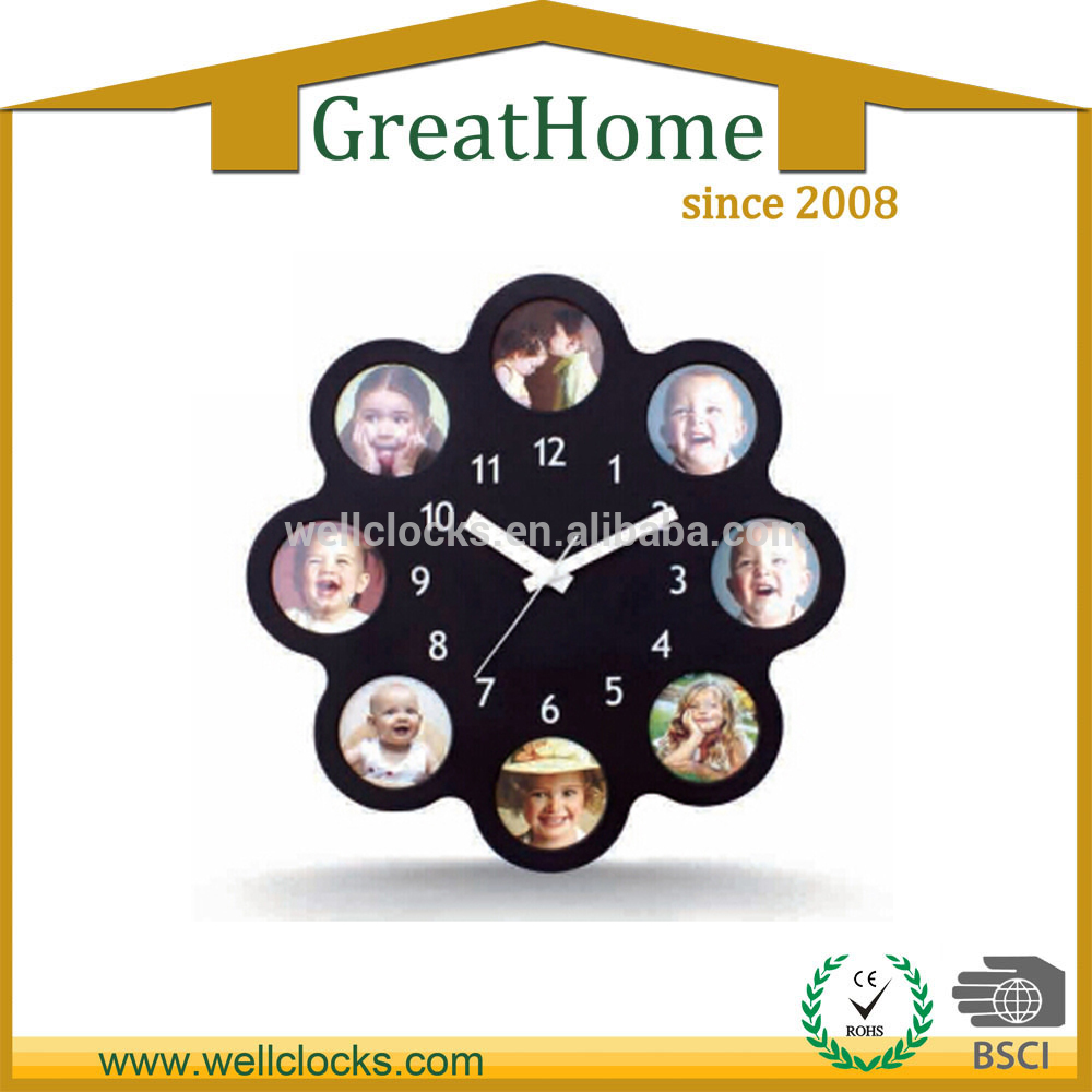 12.5 Inch 12 photo Frame Family Gift Decoration Flower Shape