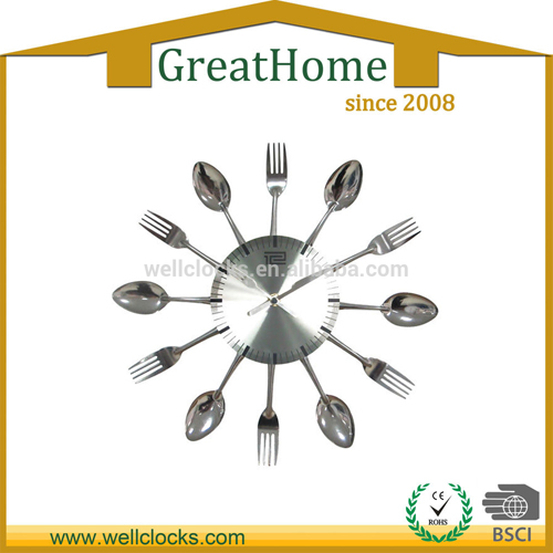 aluminum decorative kitchen wall clock