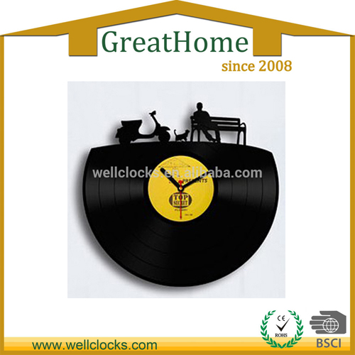 Vinyl Record Wall Clock Decorative Quartz Wall Clock