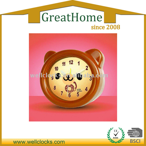 Cute Bear Table Clock