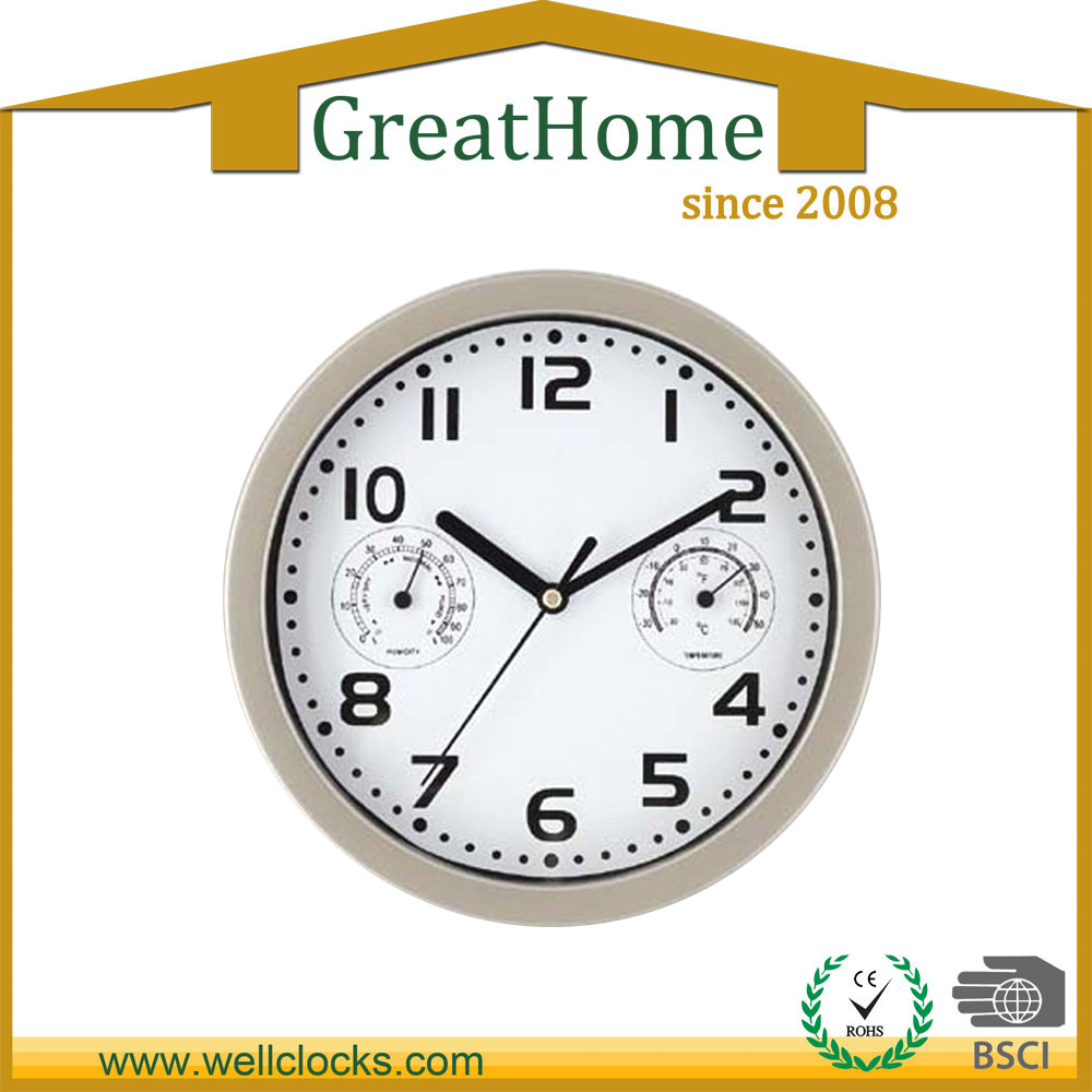 hygrometer wall clock