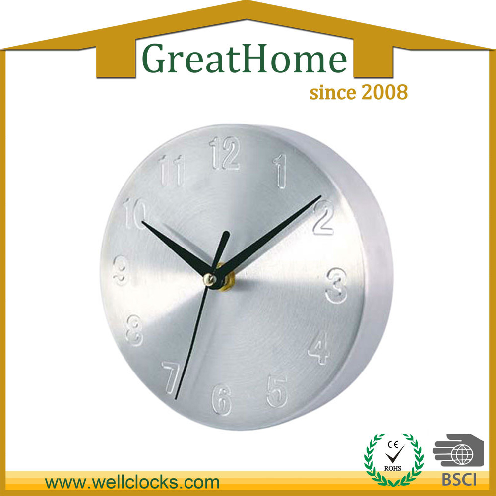 10 inch Concave Metal Creative Decoration Wall Clock