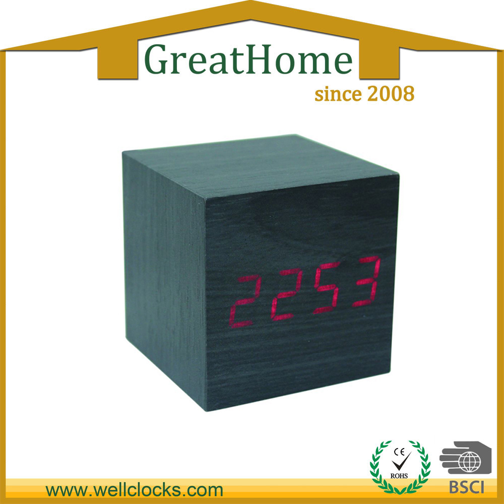 Hot Sale LED Wood Digital Clock