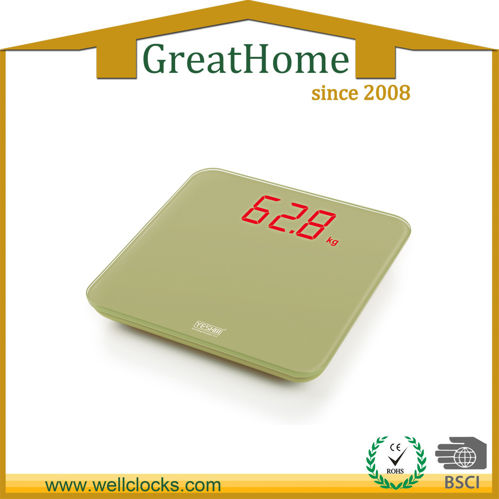 Simple style green digital scale