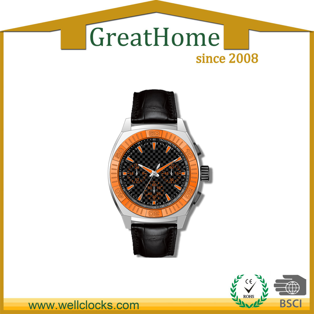 Black fashion mens Watch