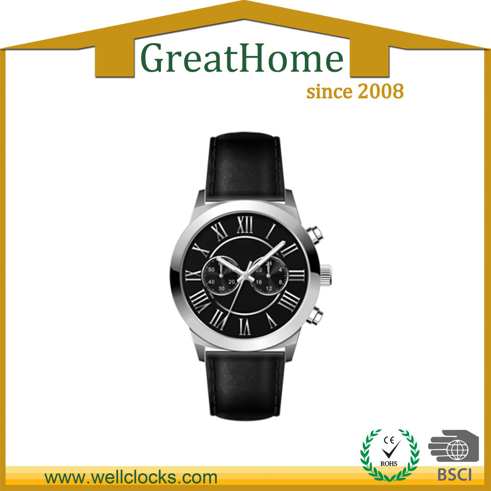 Black fashion simple watch